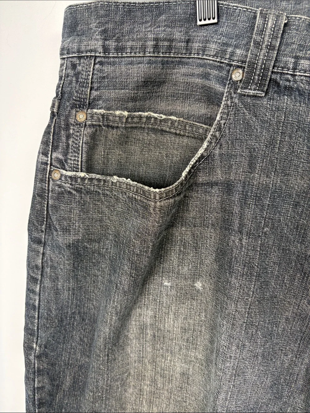 ANCHOR BLUE Vintage Y2K Beyond Baggy Men's Embroidered Shorts size 40